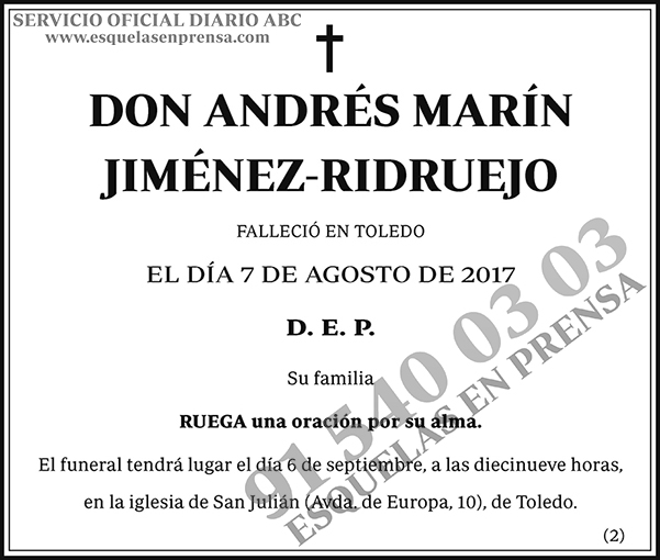 Andrés Marín Jiménez-Ridruejo